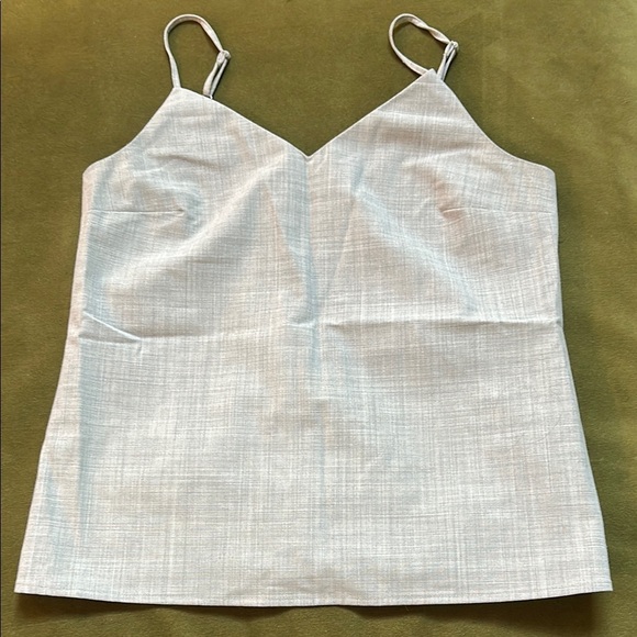 Banana Republic Wool Blend Gray Double V Camisole Top - Picture 1 of 6